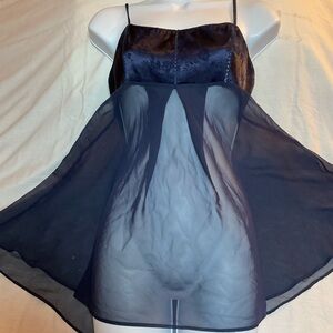 Victoria's Secret Blue Sheer Chemise